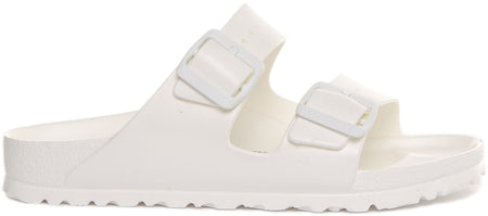 Birkenstock Arizona EVA Sandalen met dubbele band voor dames in wit