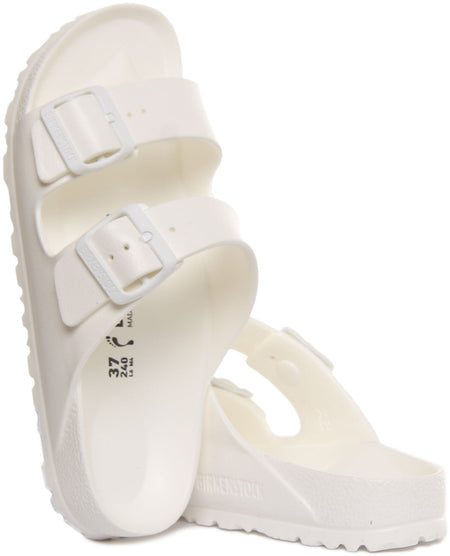 Birkenstock Arizona EVA Sandalen met dubbele band voor dames in wit