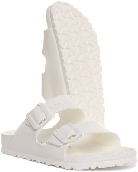 Birkenstock Arizona EVA Sandalen met dubbele band voor dames in wit