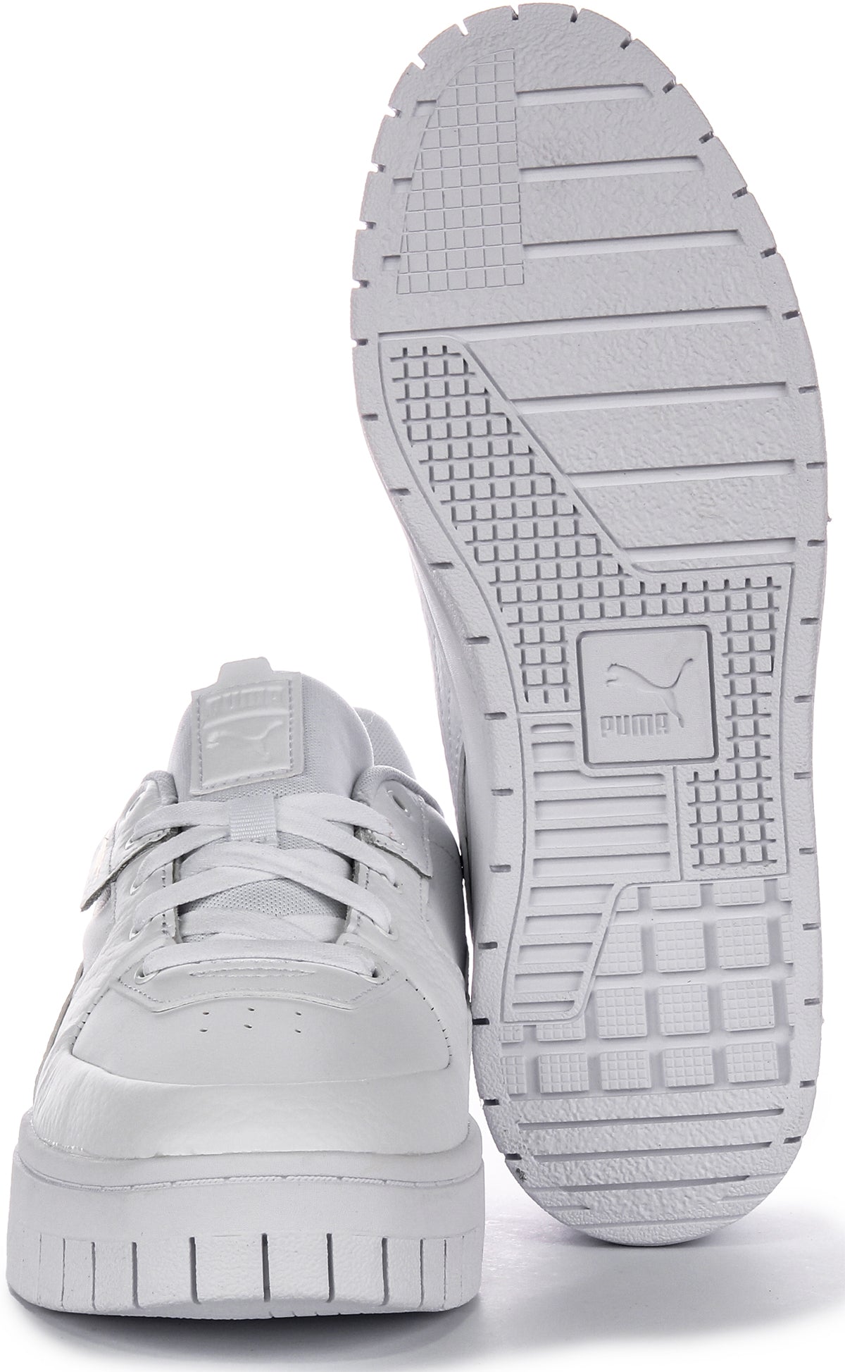 Puma Cali Dream Sneakers Donna in Pelle Bianca Modello con Lacci Classico