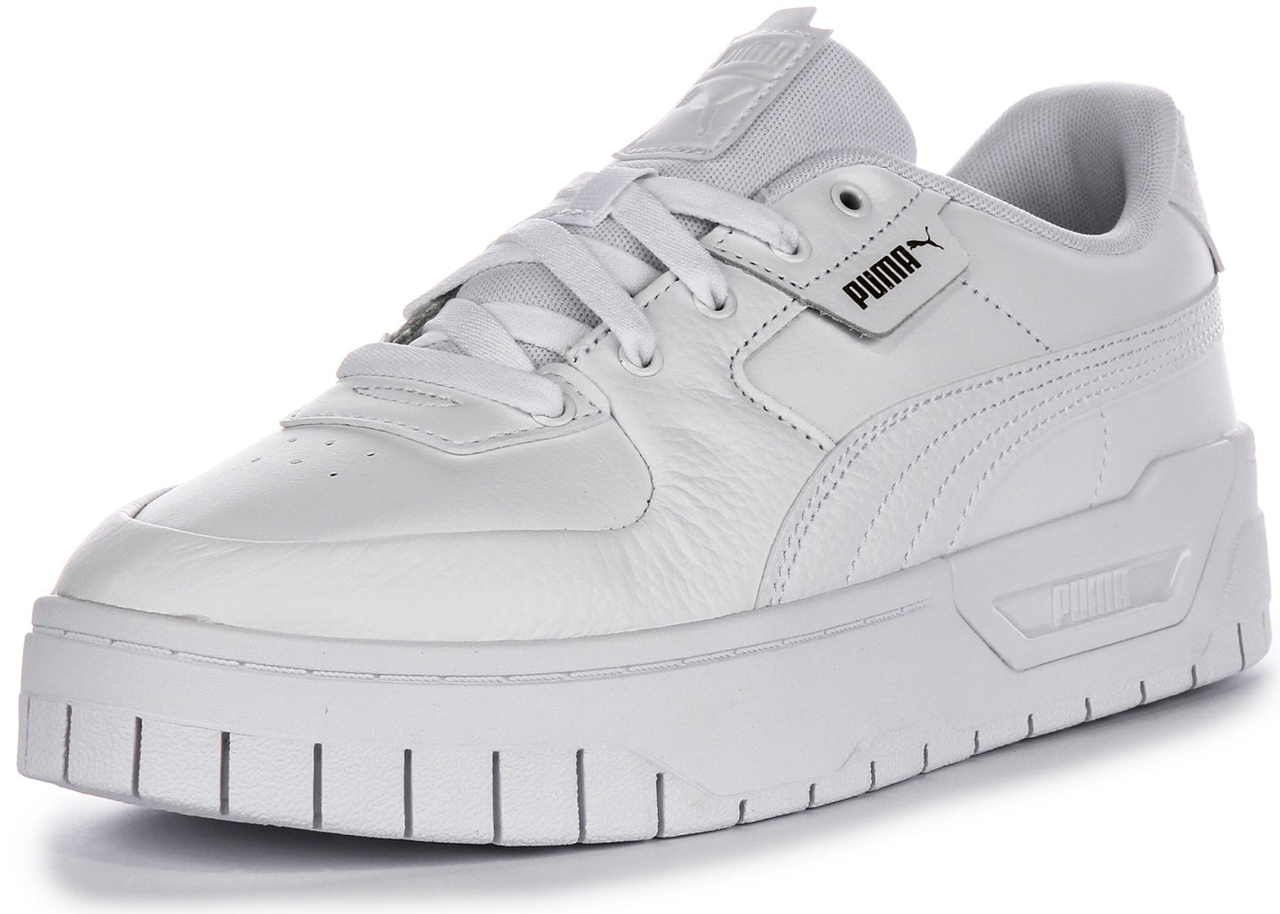 Puma Cali Dream Sneakers Donna in Pelle Bianca Modello con Lacci Classico