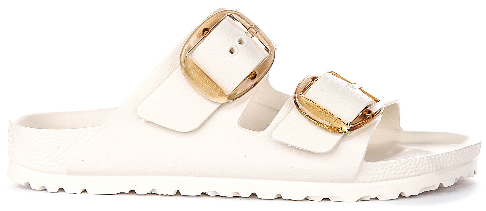 Birkenstock Arizona Eva Grote Gesp in Wit | Smalle Pasvorm