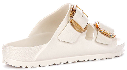 Birkenstock Arizona Eva Stor Spänne i Vitt | Smal Passform