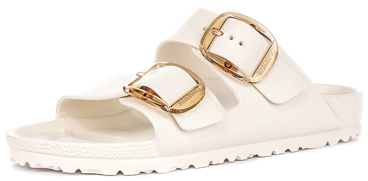 Birkenstock Arizona Eva Stor Spänne i Vitt | Smal Passform