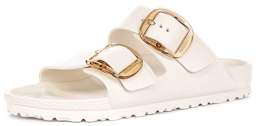 Birkenstock Arizona Eva Stor Spänne i Vitt | Smal Passform