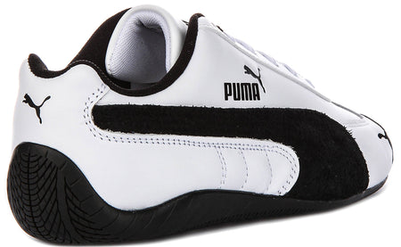 Puma Speedcat Leather in wit zwart voor unisex