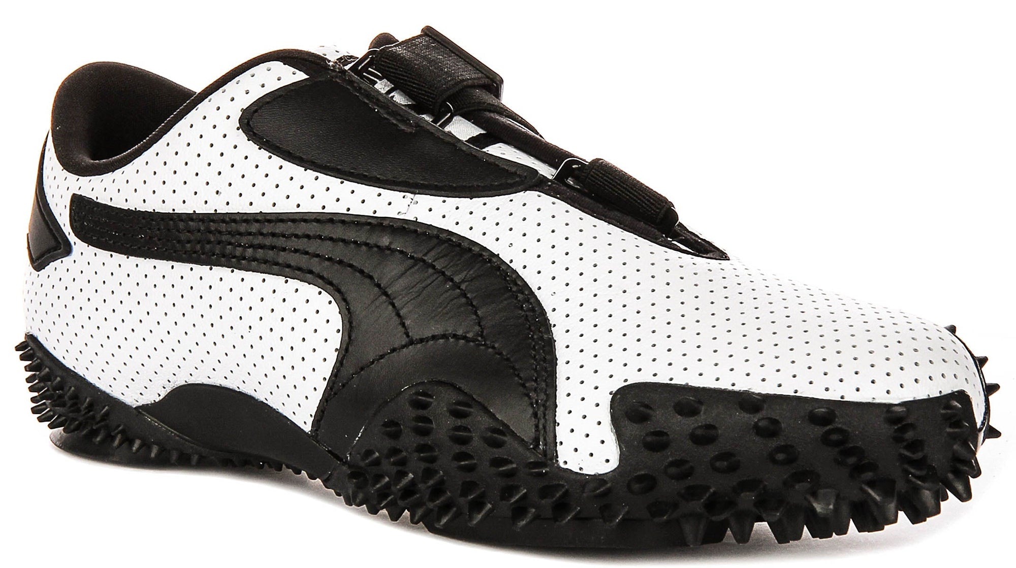 Puma Mostro perforé en blanc noir