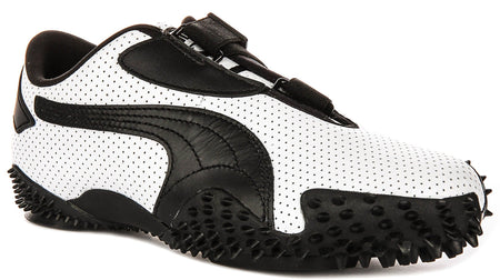 Puma Mostro perforé en blanc noir