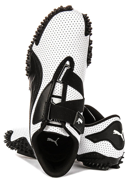 Puma Mostro perforé en blanc noir