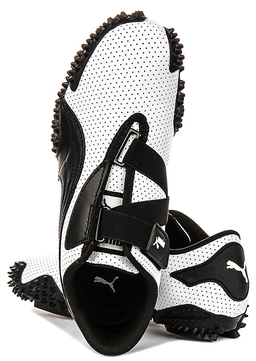 Puma Mostro perforé en blanc noir