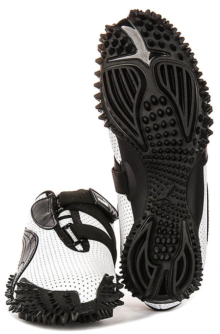 Puma Mostro perforé en blanc noir