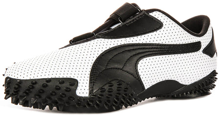 Puma Mostro perforé en blanc noir