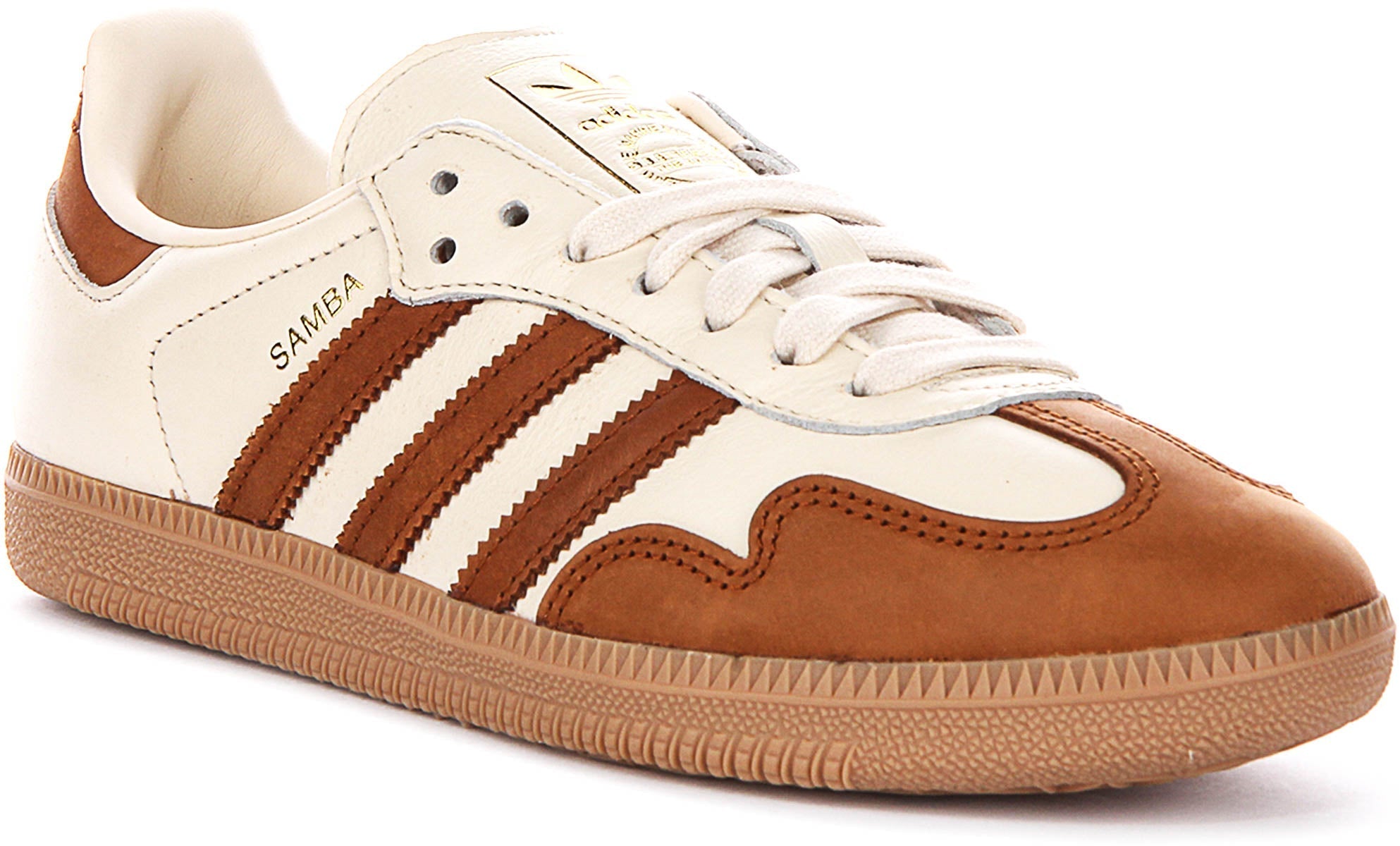 Adidas Samba OG W en blanc marron pour femmes