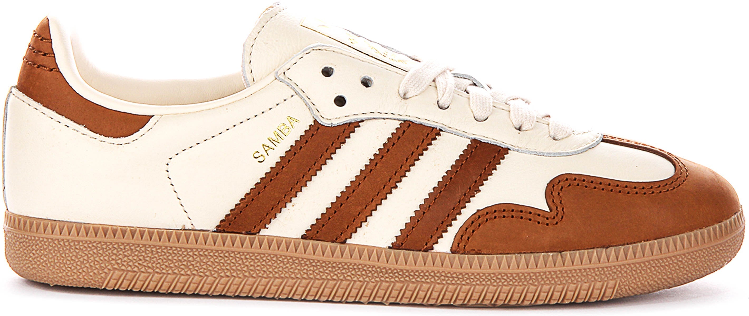 Adidas Samba OG W en blanc marron pour femmes