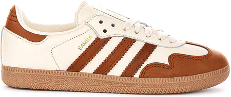 Adidas Samba OG W en blanc marron pour femmes