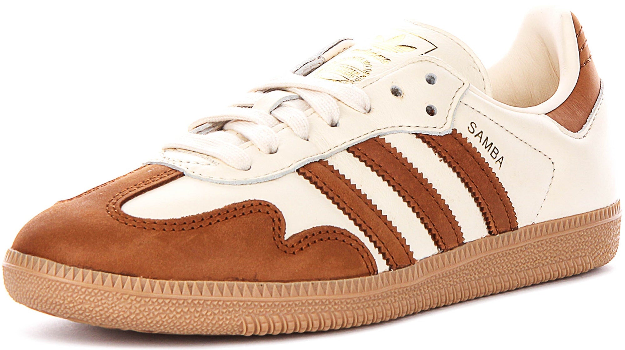Adidas Samba OG W en blanc marron pour femmes