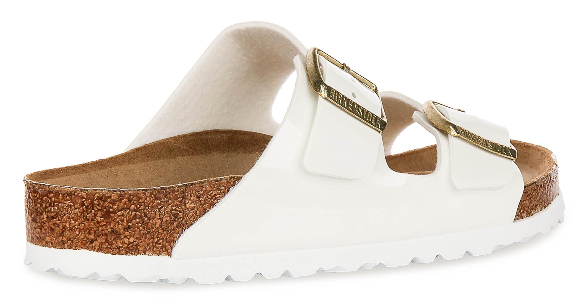 Birkenstock Arizona BF en Blanc Verni | Coupe Régulière