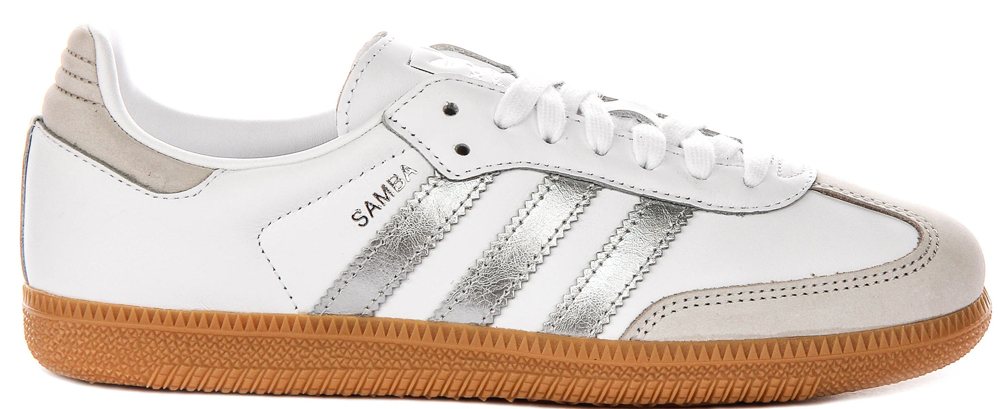 Adidas Samba OG in Wit Zilver voor Dames