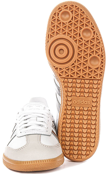 Adidas Samba OG in Wit Zilver voor Dames