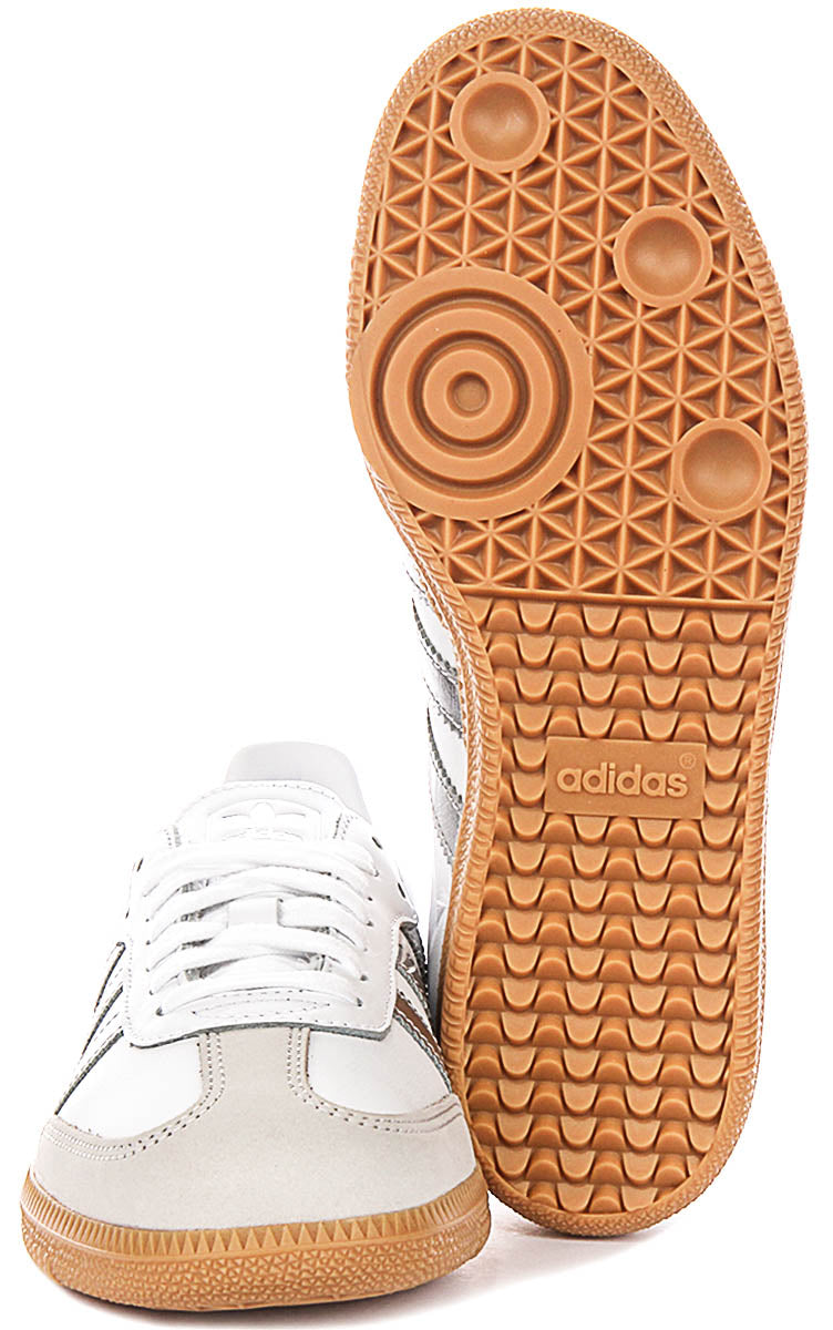 Adidas Samba OG in Wit Zilver voor Dames