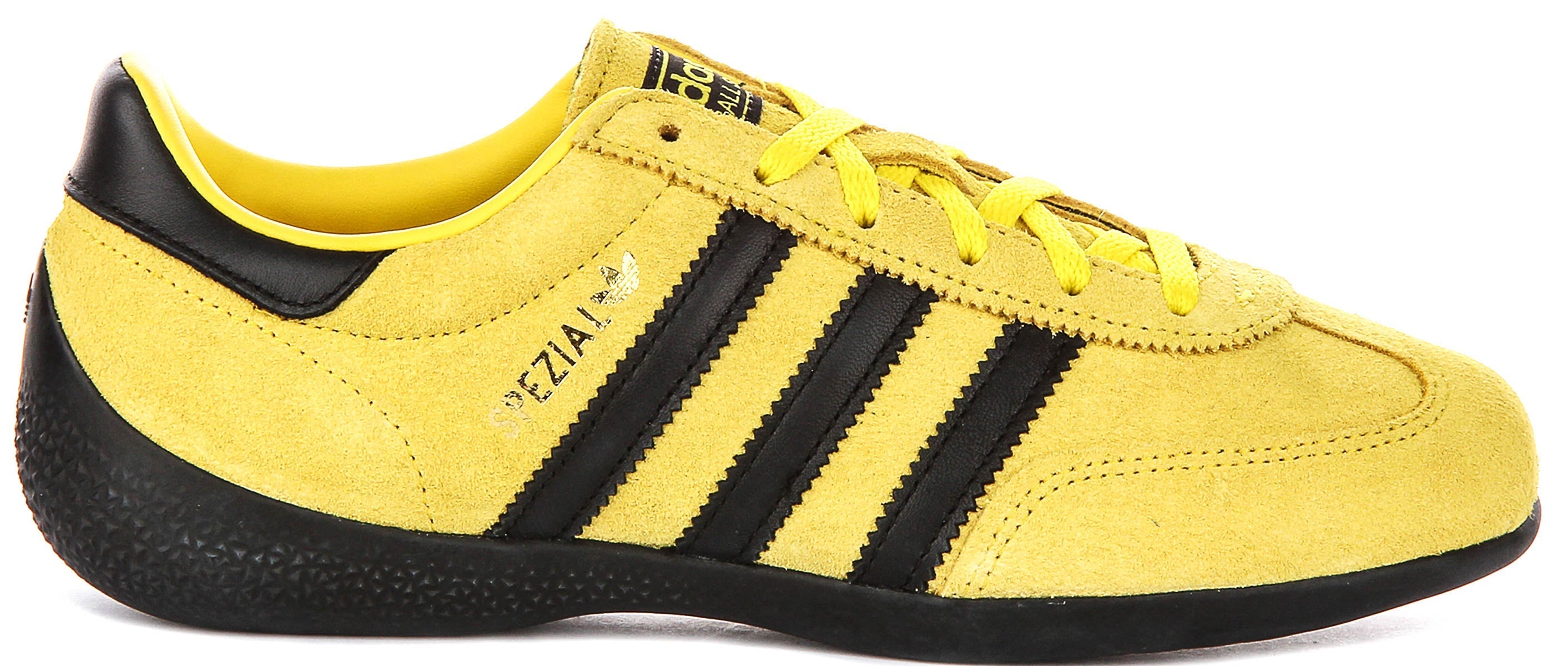 Adidas Handball Spezial Low Pro i gul svart för kvinnor